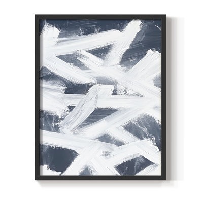 Abstrait XXVII, reproduction encadrée - prête à être accrochée - fabriquée aux États-Unis