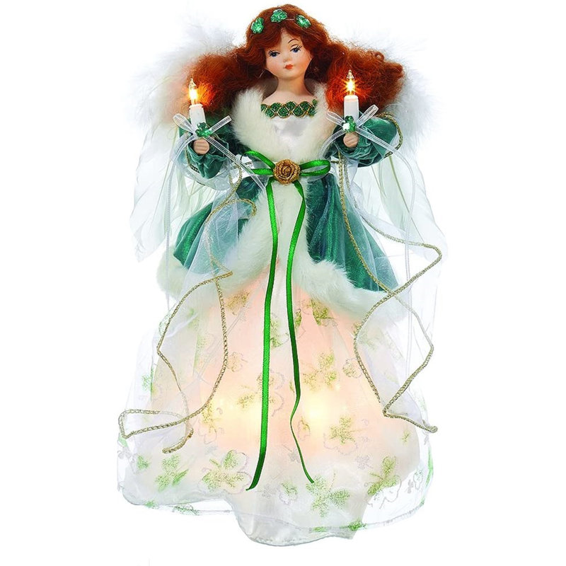 12 in. Fabric Angels Shatterproof Tree Topper