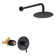 Modern Wall Mount Single Handle Shower Faucet,Concealed Mixer Showers with Rough in-Valve