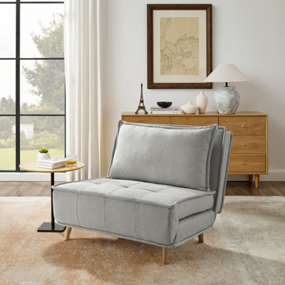 Mikell Upholstered Convertible Sleeper Accent Chair