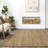 Solid Farmhouse Jute Area Rug-504634612