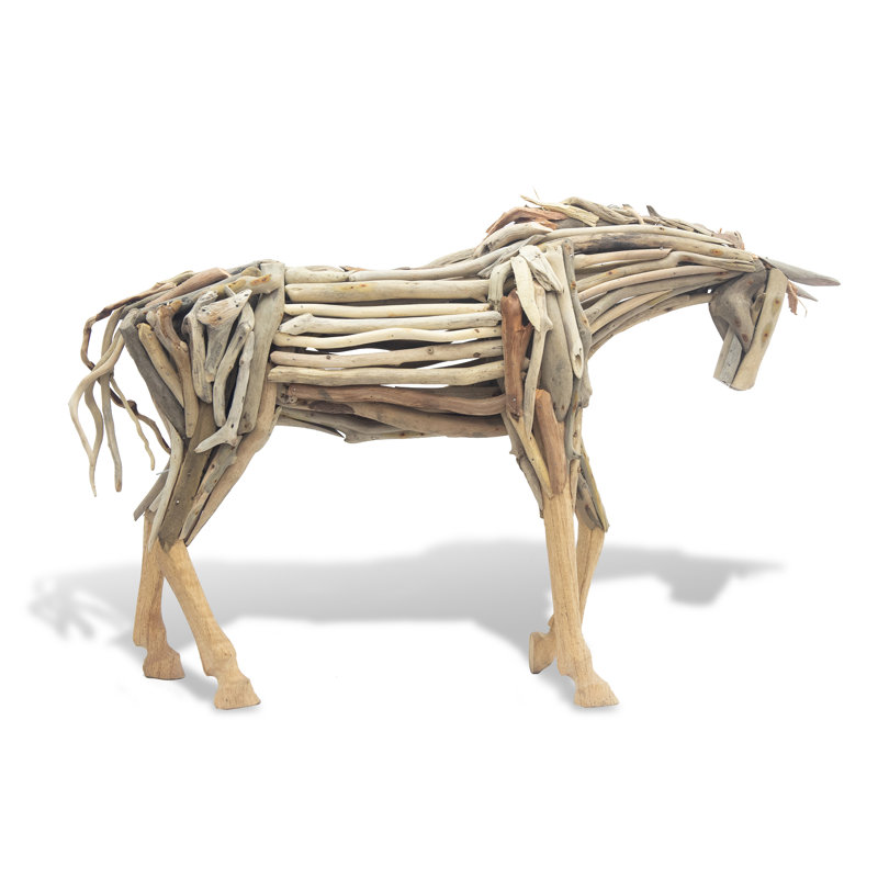 Sculpture de table trotting Gallien