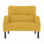Fauteuil d'appoint en velours côtelé-1420156179