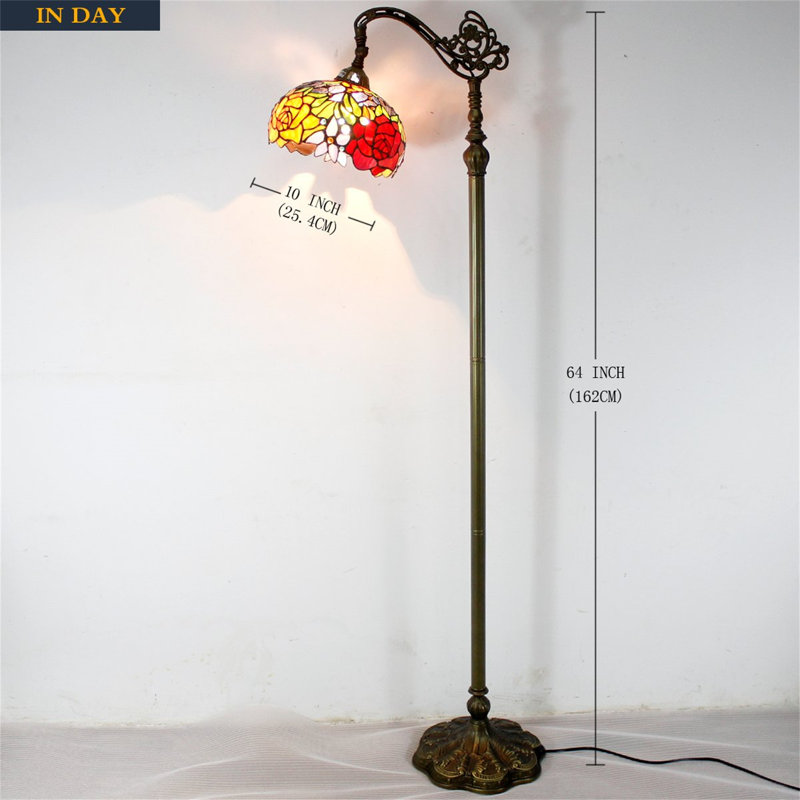 Quarterman 162cm Black Traditional Floor Lamp