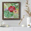 Fleurs tropicales - Peinture sur toile encadrée-1294675133-1294675120