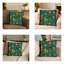 Green Square Cushion