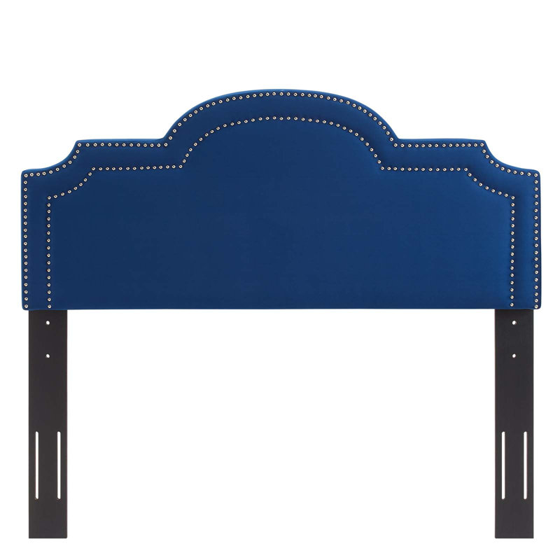 Modway Belinda Performance Velvet Headboard, Twin, Navy