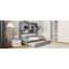 Lit de jour simple en bois avec couchette et armoire tout-en-un-497905793