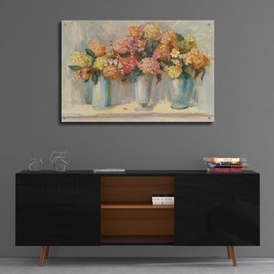 "Bouquets d'hortensias d'automne" par Carol Rowan