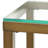 Sawin Glass Top End Table