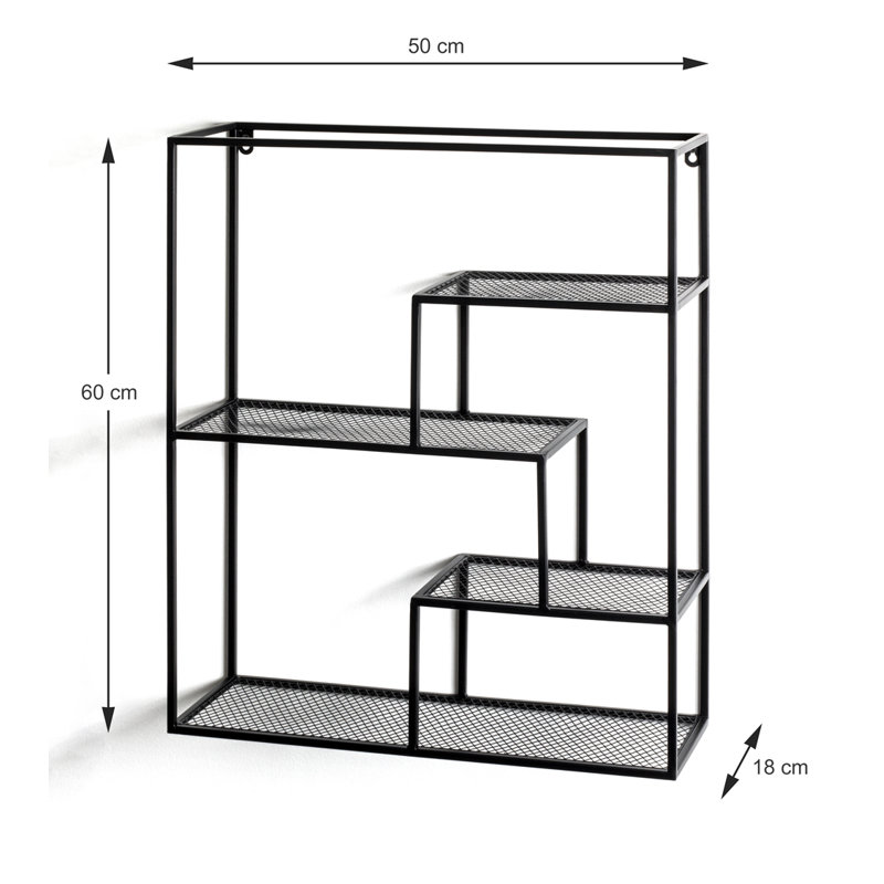 Sue 4 Piece Metal Tiered Shelf