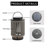 Outdoor Solar Lights Patio Decorative Lanterns Aluminum Lantern with Braided Rope-102344183-102344182