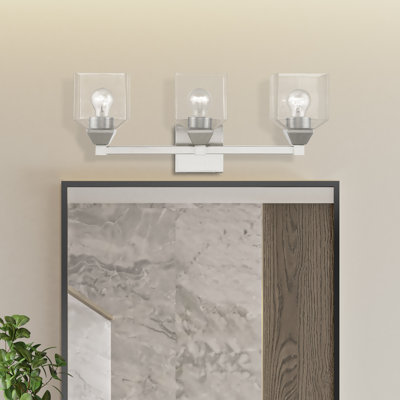 Éclairage de salle de bain à intensité variable 3 lumières Ashanni
