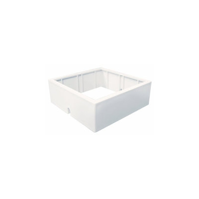 Adaptateur Classy Caps PCA433 3,5 x 3,5 pouces blanc