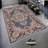 Luxurious Woven Area Rug, 100% Polyester, 23.6 x 39.4 inches | 650 g/m², 0.3 in Pile Height | Antibacterial, Non-Slip PVC Dot Underside, Machine Washable | 3D Digital Printing, Perfect for Living Room & Bedroom Decor