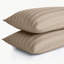 Luxury Microfiber Striped Pillowcases Set of 2 - Soft, Breathable & Wrinkle-Resistant Pillow Covers-1396515771