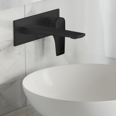 Monaco Single-Handle, Wall-Mount, Bathroom Faucet