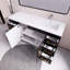 Meuble-lavabo sur pied avec lavabo en acrylique renforcé Verda-410044412
