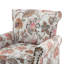 Fauteuil avec garniture cloutée et pieds tournés-1319462617