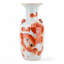 Porcelain Vase Red Lions