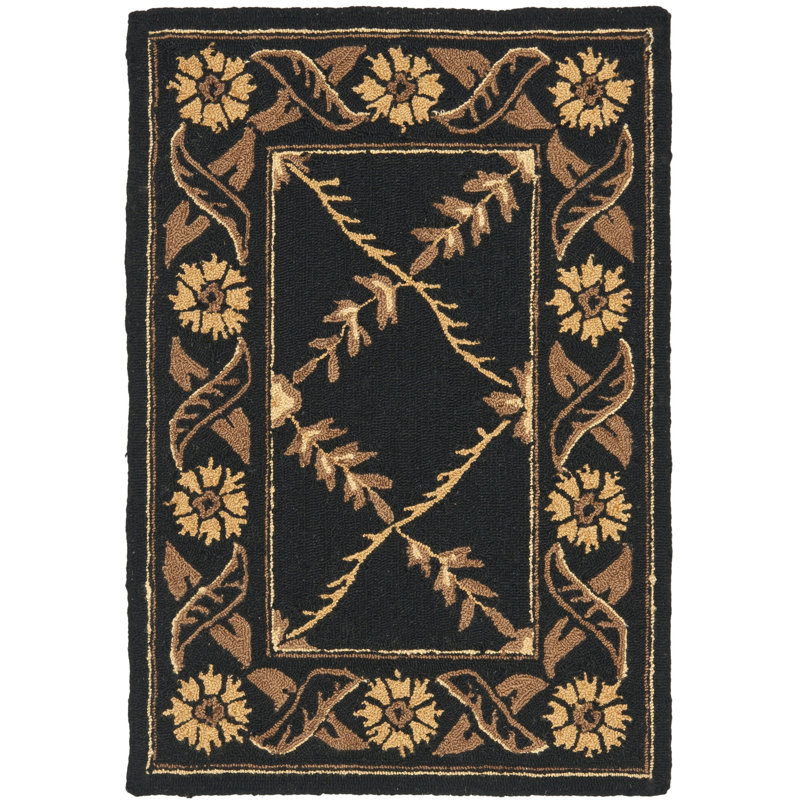 Tapis géométrique en laine touffeté à la main Pipers, Rectangle 1 pi 8 po x 2 pi 6 po
