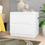 Mulak 45cm W Manufactured Wood Bedside Table-1649583116