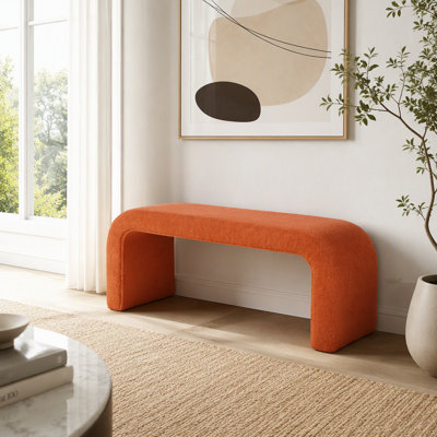3-piece U-Shaped Modern Teddy Ottomans