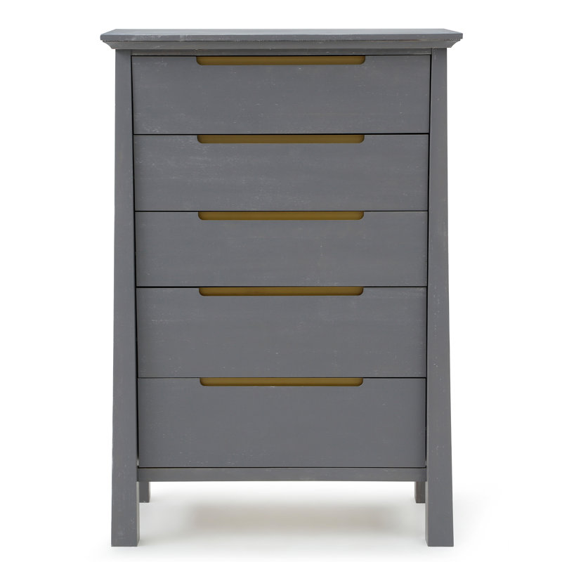Coffre de rangement rustique Madison, Gris délavé