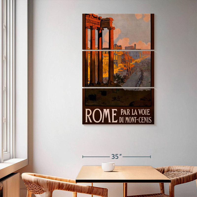 Nicci See Rome, 74" H x 48" W