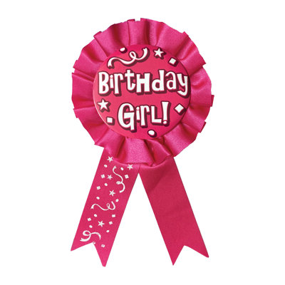 Birthday Girl! Ruban de récompense
