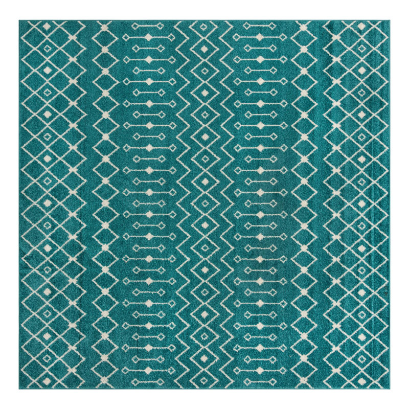 Somerville Geometric Indoor Rug, Square 10'