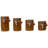 Glass Canister - Set of 4-1455297134