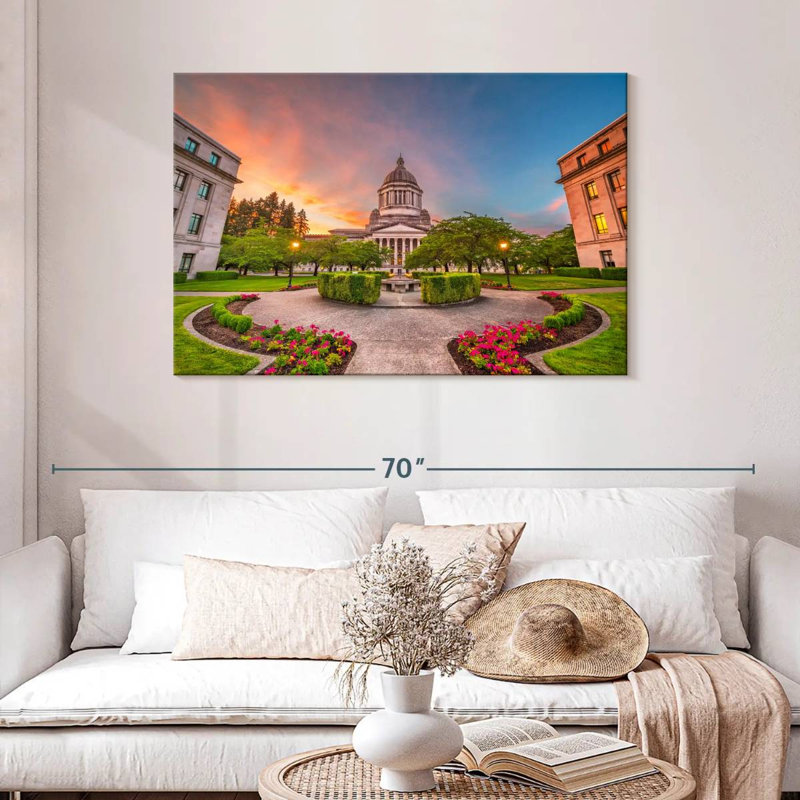 Washington State Capitol, H 30 po x l 45 po