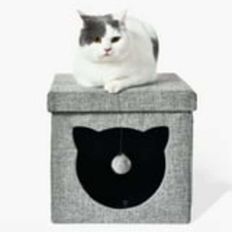 Cat Cube Condo, Gray