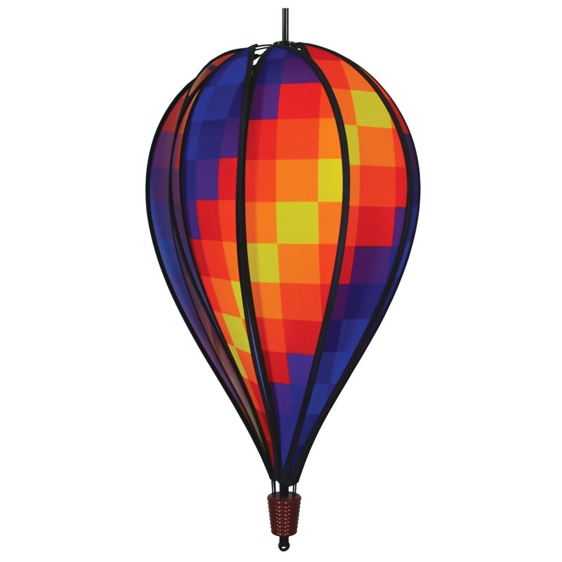 Rainbow Pixel 10 Panel Hot Air Balloon