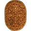 Oriental Hand-Tufted Wool Wine/Gold Area Rug-14541202