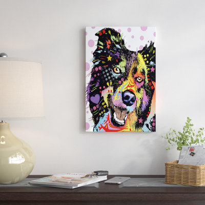 Border Collie - Wrapped Canvas Print