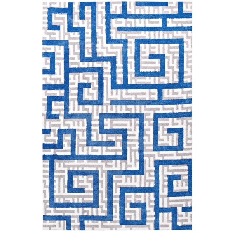 Tapis à motif géométrique Modway Nahia, Rectangulaire 8 pi x 10 pi