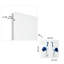 «Ink Drop Crane 1 and 2», ensemble de reproduction d'art sur verre sans cadre