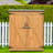 5.3 ft. x 4.5 ft. Solid Wood Lean-To Tool Garden Storage Shed-108742075