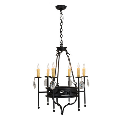 Lustre géométrique à 6 lumières Gina