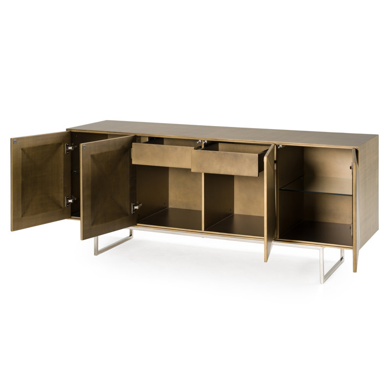 Vanguard - Buffet moderne en laiton antique