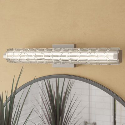Cutler 24" Staggered Glass LED Vanity from Visual Comfort Studio