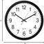 Horloge murale noire Bernhard Products