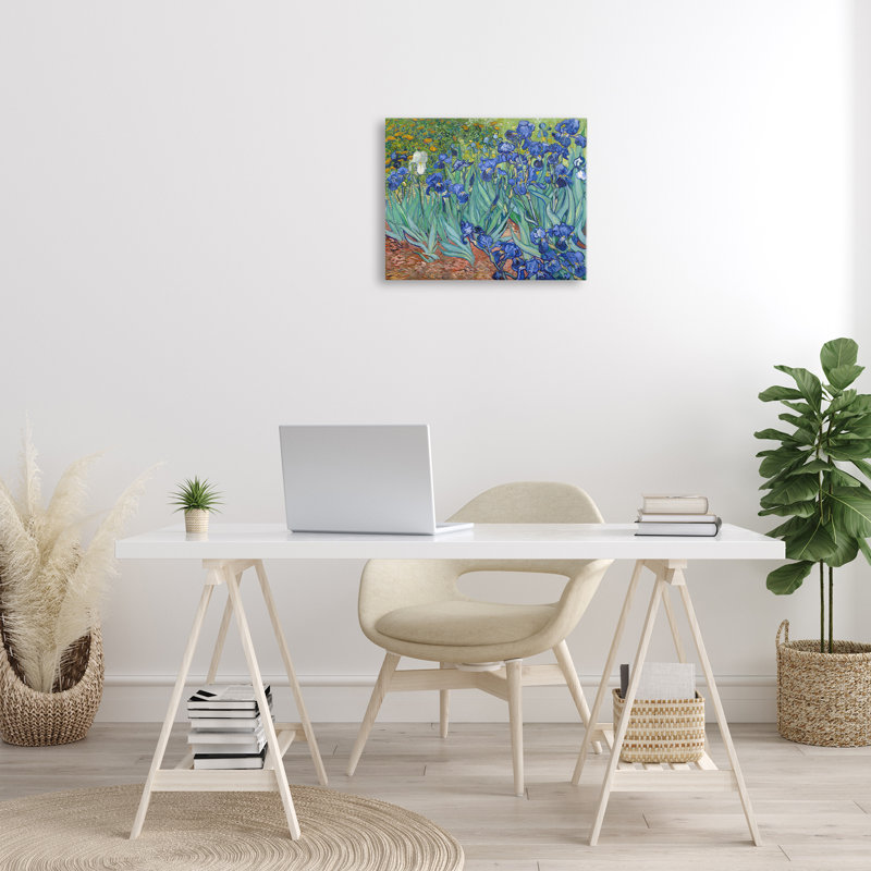 Art mural classique sur toile Iris de Van Gogh par one1000paintings, H 16 po x l 20 po