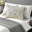 Ensemble de literie luxueux 7 pièces, polyester jaune, élégant décor de chambre à coucher