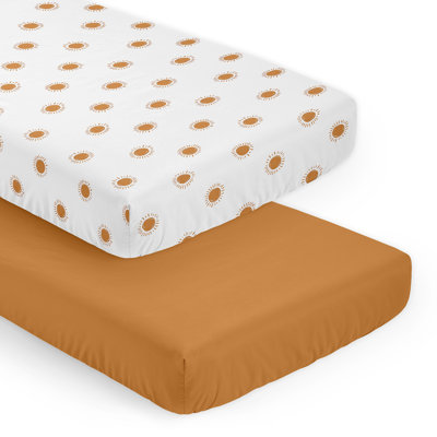 Boho Sun 2 - Piece Standard Crib Sheet Set