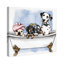 «Bath and Laundry Glam Bathaign Puppies», impression d'art moderne sur toile pour le bain-1044032464-1044032425