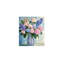 Bleu et rose, hortensia, art mural sur toile, décoration d'intérieur 24 x 18 po