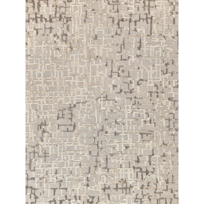 Vista Geometric Hand-Loomed Mocha Beige Area Rug